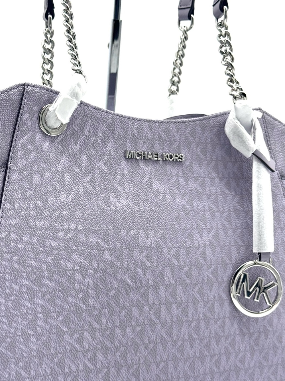 Michael Kors Jet Set Large Signature Logo Shoulder Bag - Lilac - Picture 3 of 9